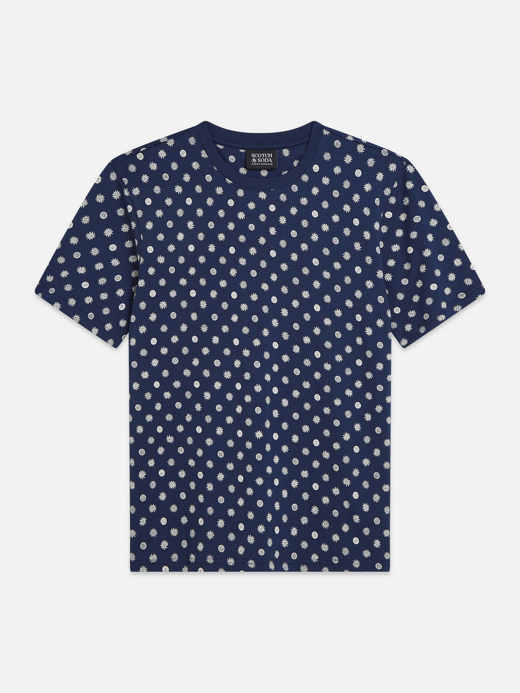 Micro-Printed Regular-Fit T-Shirt