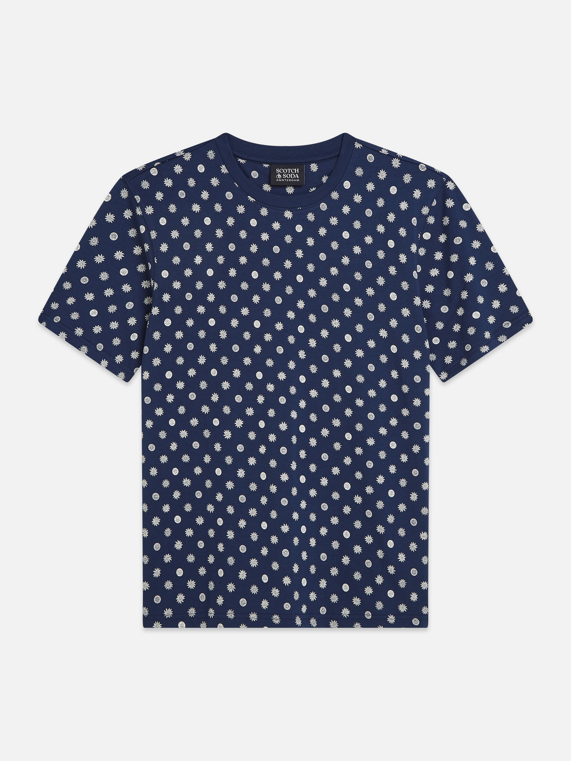 Micro-Printed Regular-Fit T-Shirt
