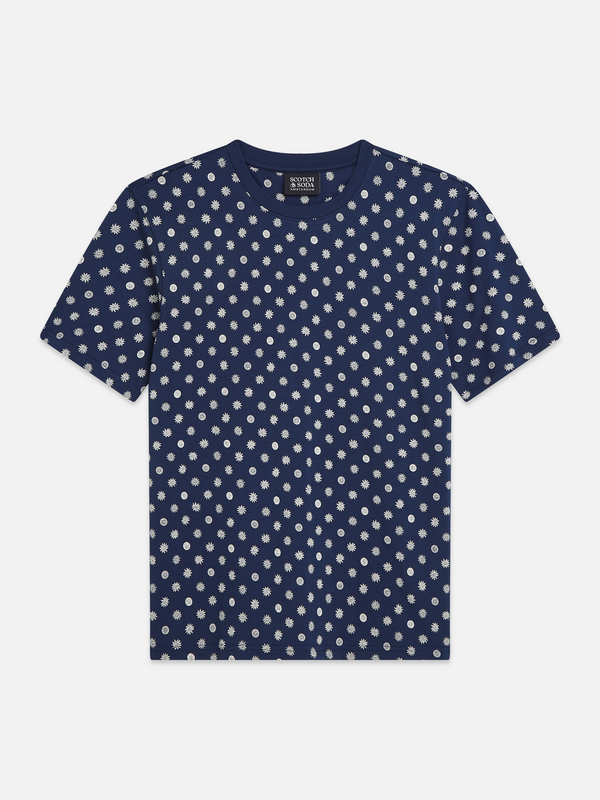 Micro-Printed Regular-Fit T-Shirt