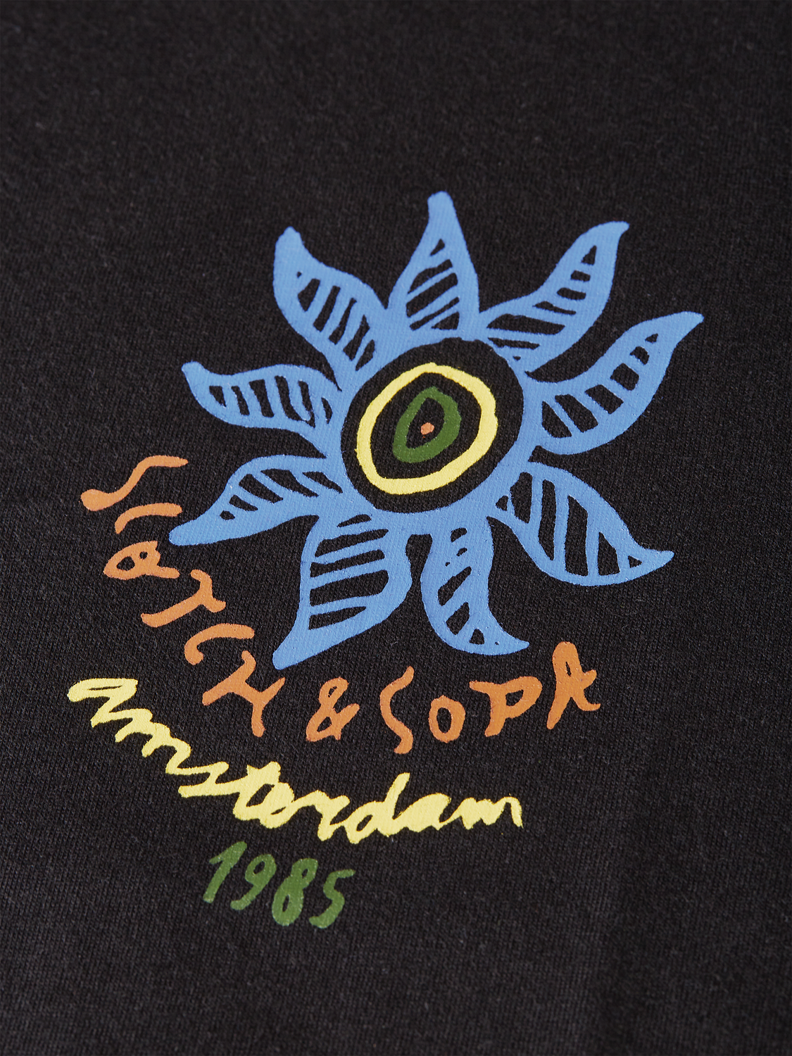 T-shirt coupe regular avec motifs avant et arrière