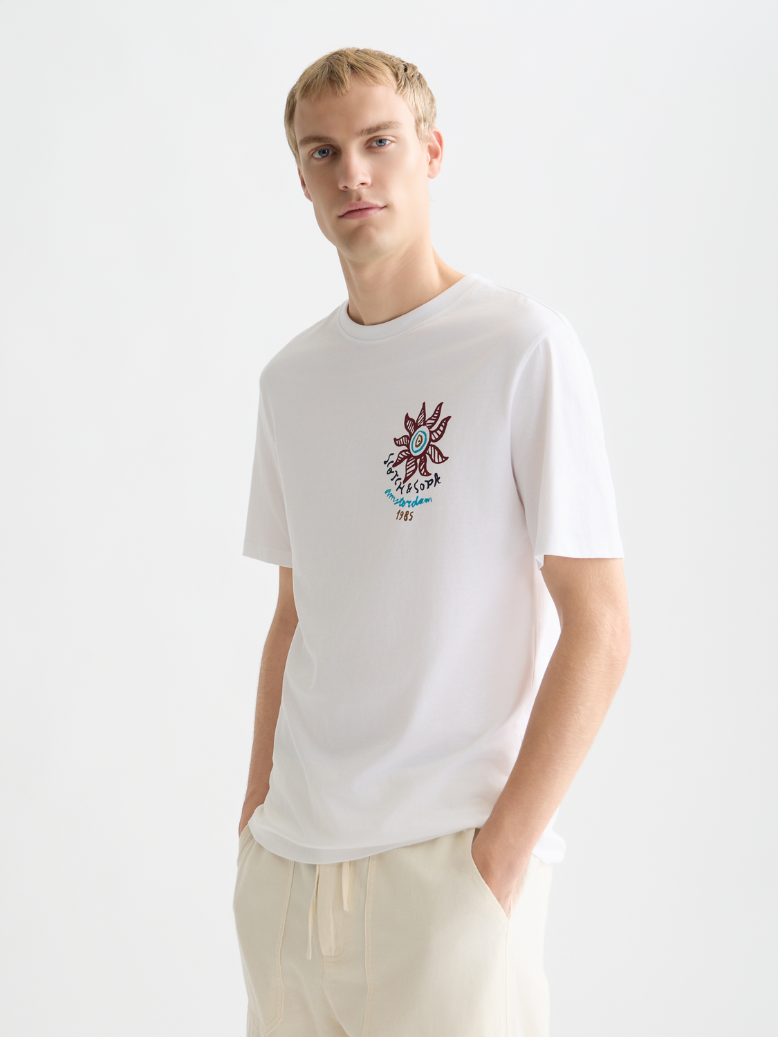 T-Shirt Regular Fit mit Vorder- und Rückseitenmotiv