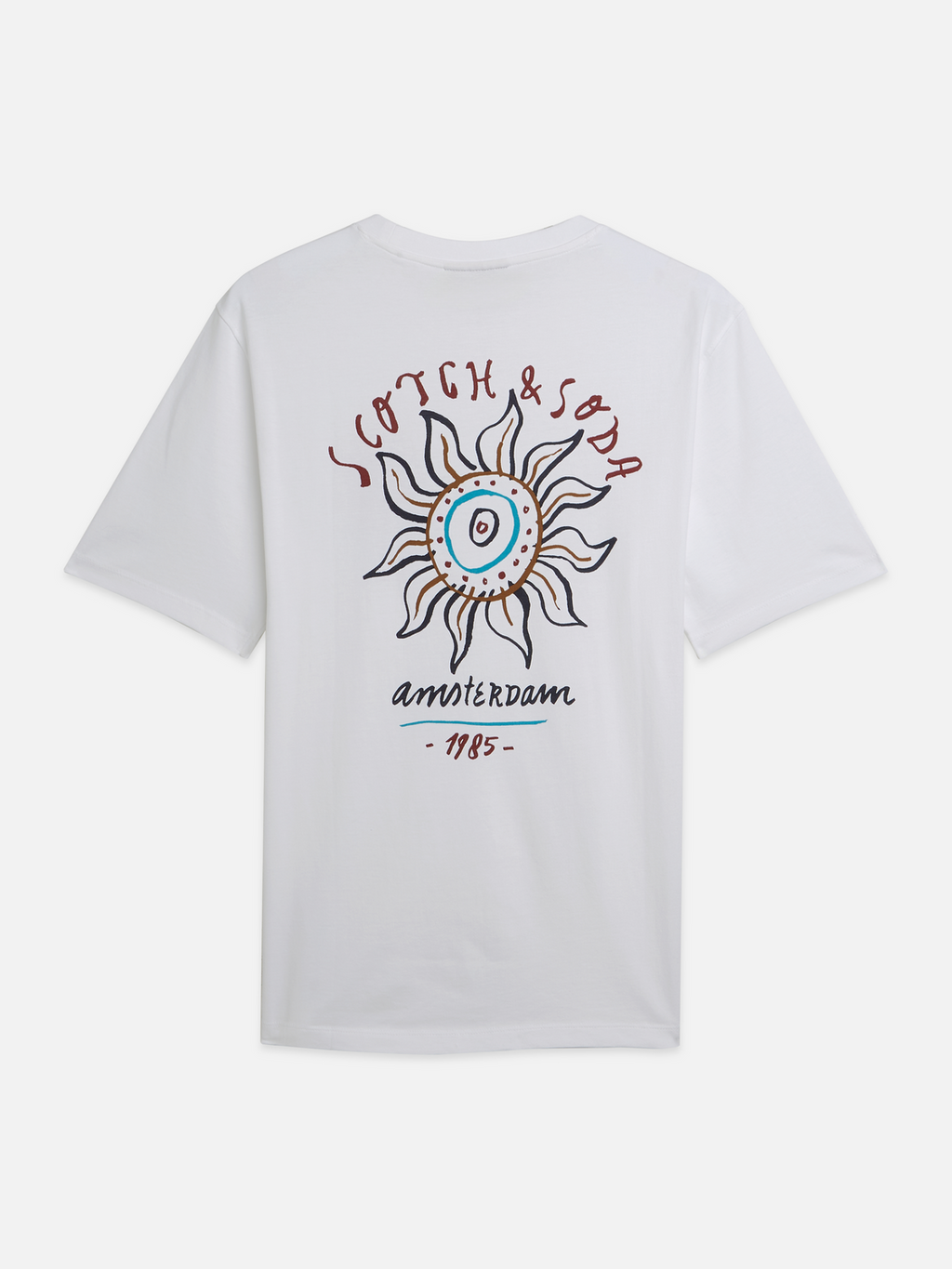 T-Shirt Regular Fit mit Vorder- und Rückseitenmotiv