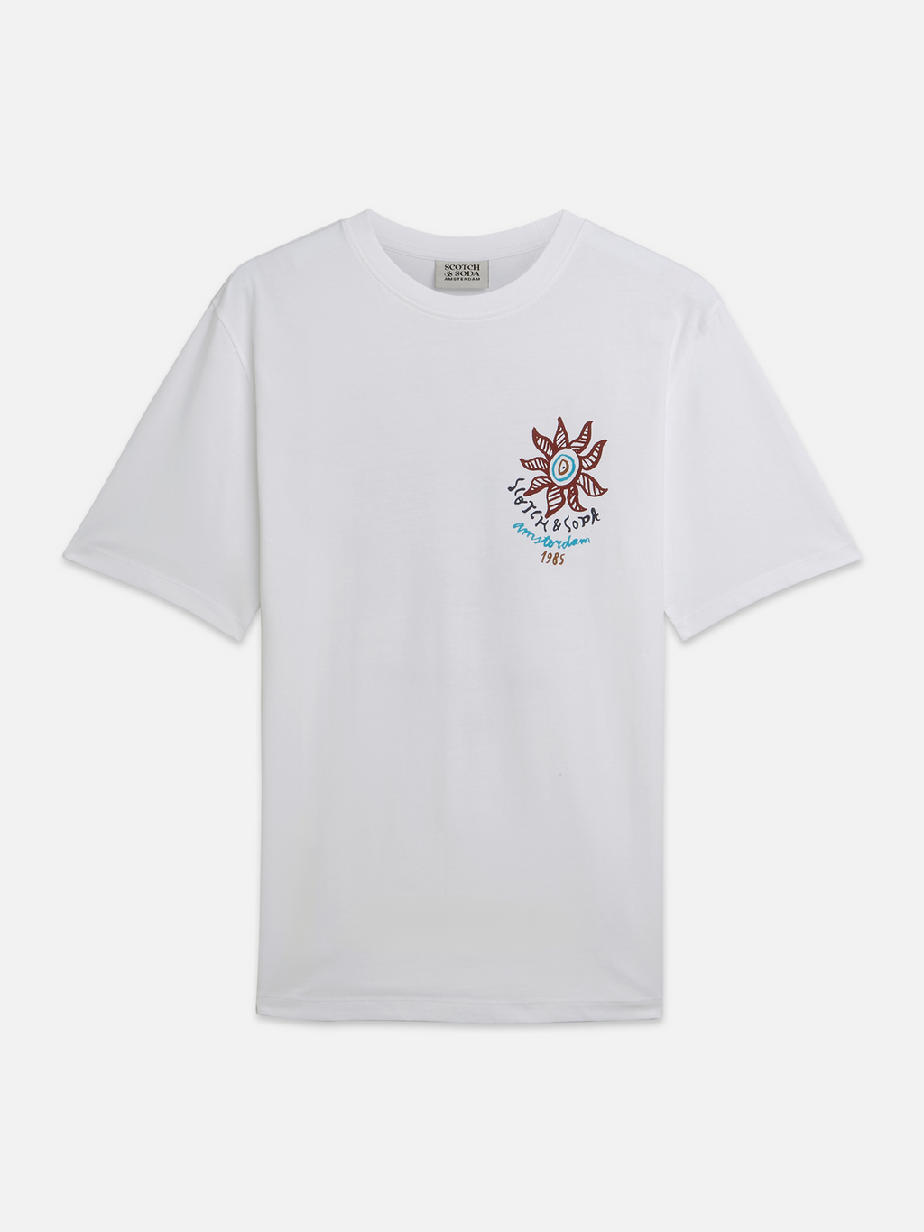 T-Shirt Regular Fit mit Vorder- und Rückseitenmotiv