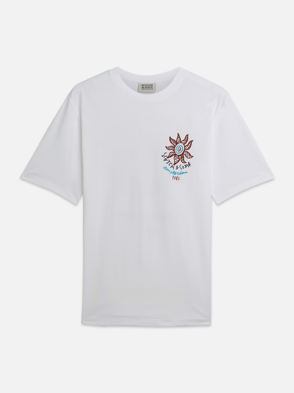 T-Shirt Regular Fit mit Vorder- und Rückseitenmotiv