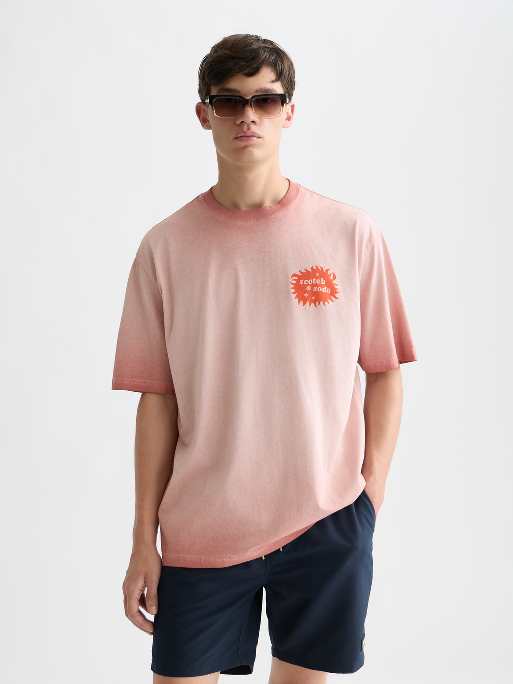 Front And Back Artwork Loose-Fit T-Shirt
