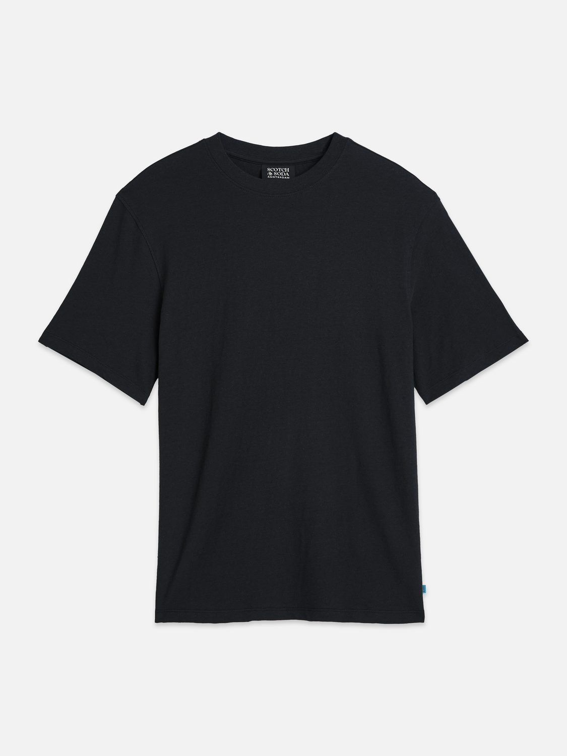 3 Crosses Cotton-Linen Regular-Fit T-Shirt