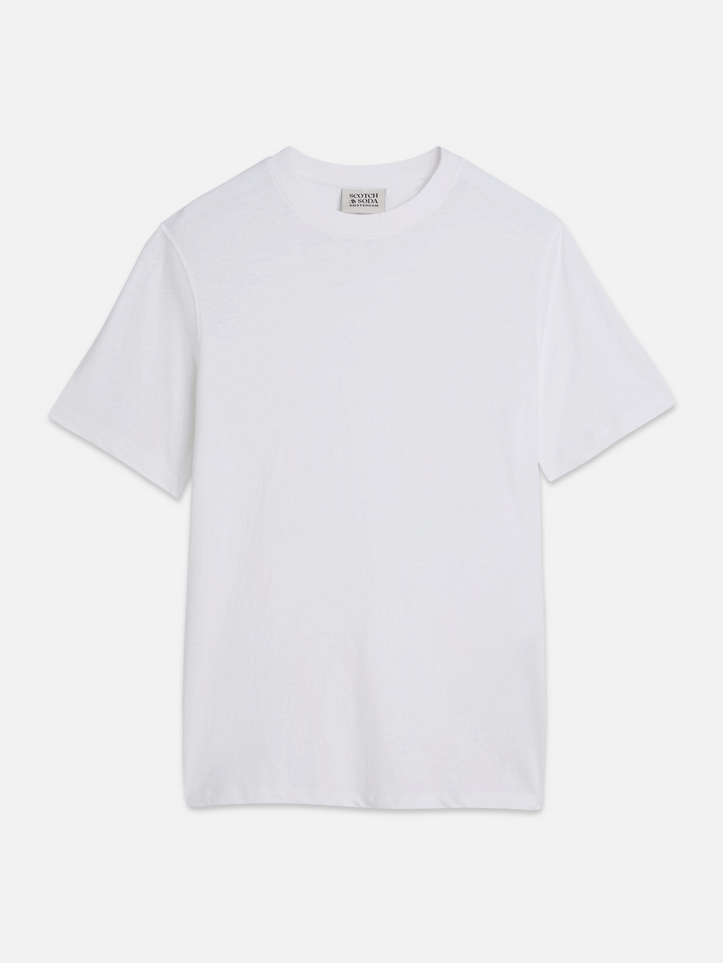 3 Crosses Cotton-Linen Regular-Fit T-Shirt