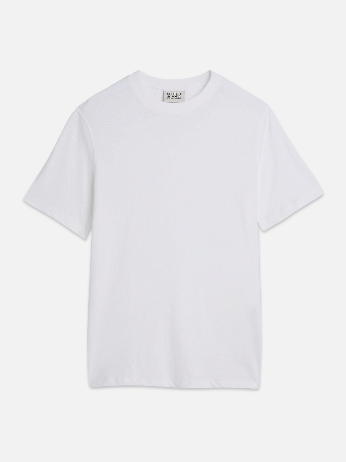 3 Crosses Cotton-Linen Regular-Fit T-Shirt