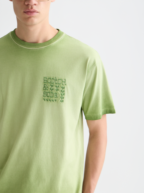 Embroidered Artwork Relaxed-Fit T-Shirt