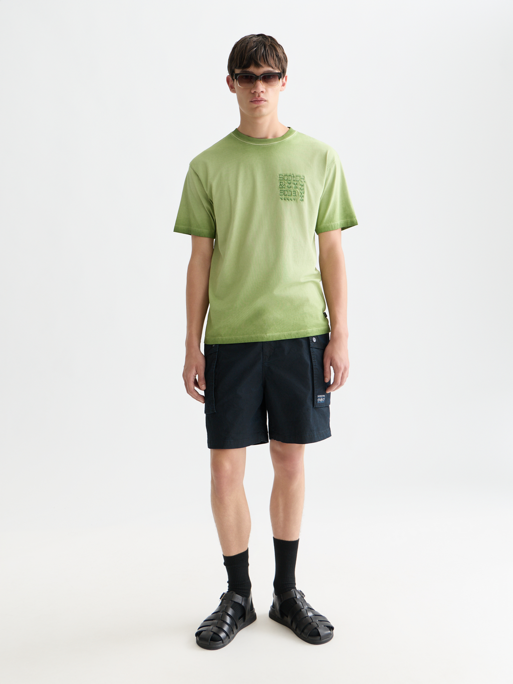 Embroidered Artwork Relaxed-Fit T-Shirt