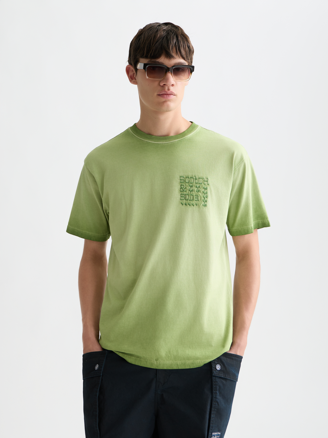 Embroidered Artwork Relaxed-Fit T-Shirt