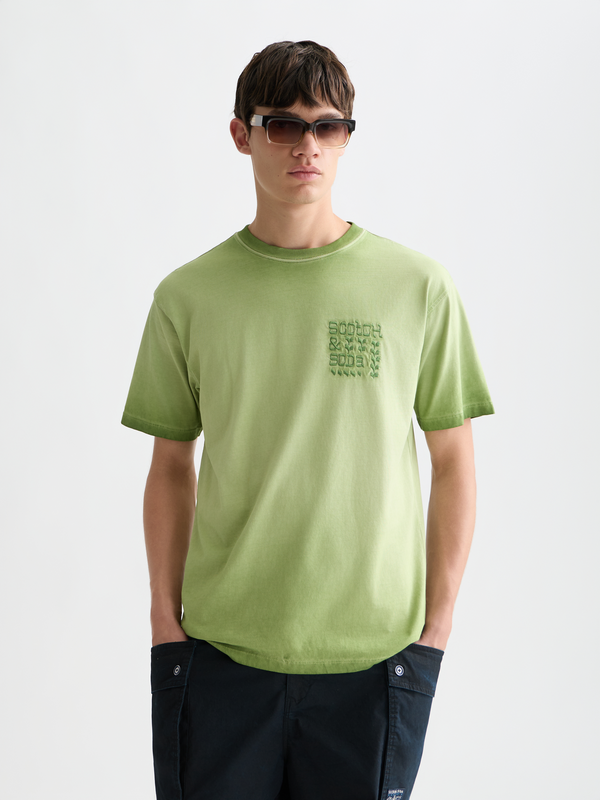 Embroidered Artwork Relaxed-Fit T-Shirt