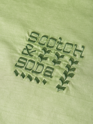Embroidered Artwork Relaxed-Fit T-Shirt
