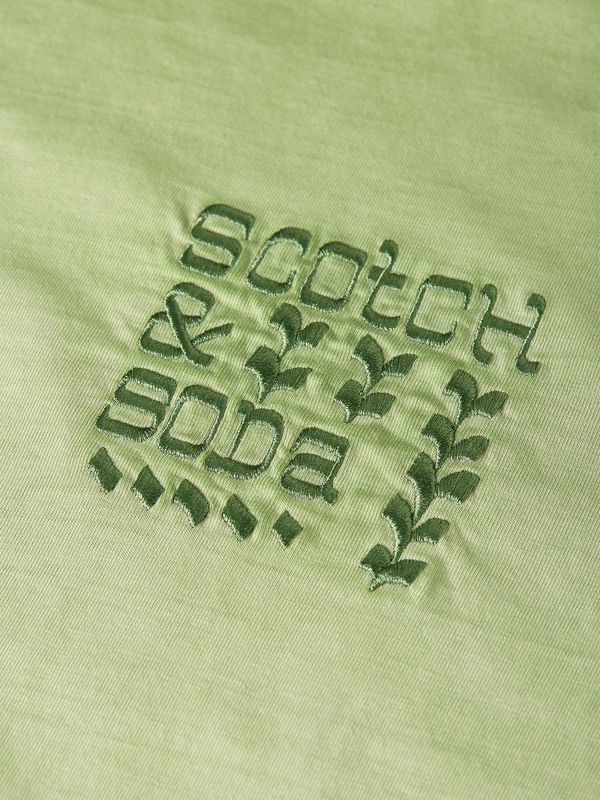 Embroidered Artwork Relaxed-Fit T-Shirt