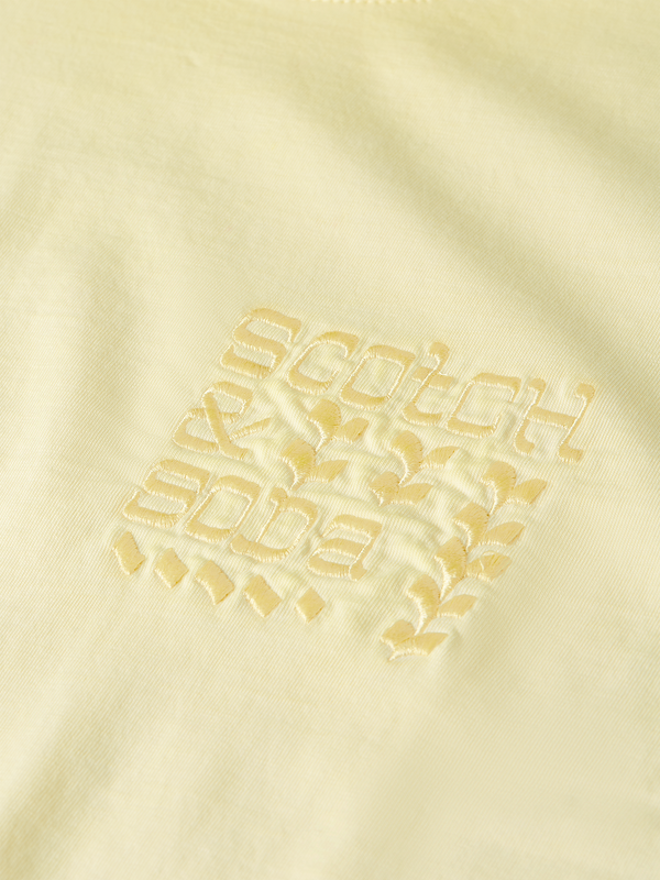 Embroidered Artwork Relaxedfit Garmentdyed Tshirt