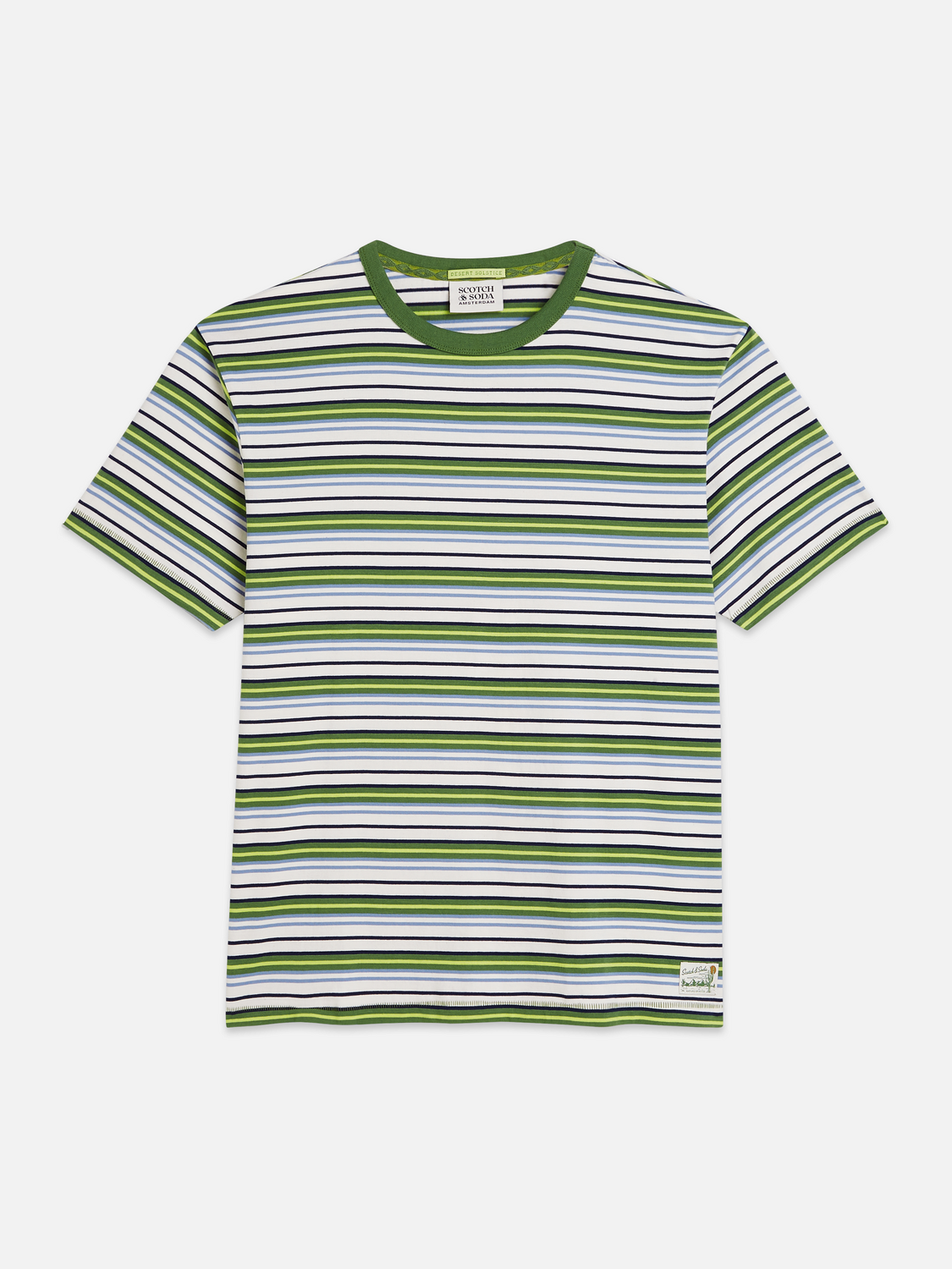 Relaxed-Fit Yarn Dyed T-Shirt