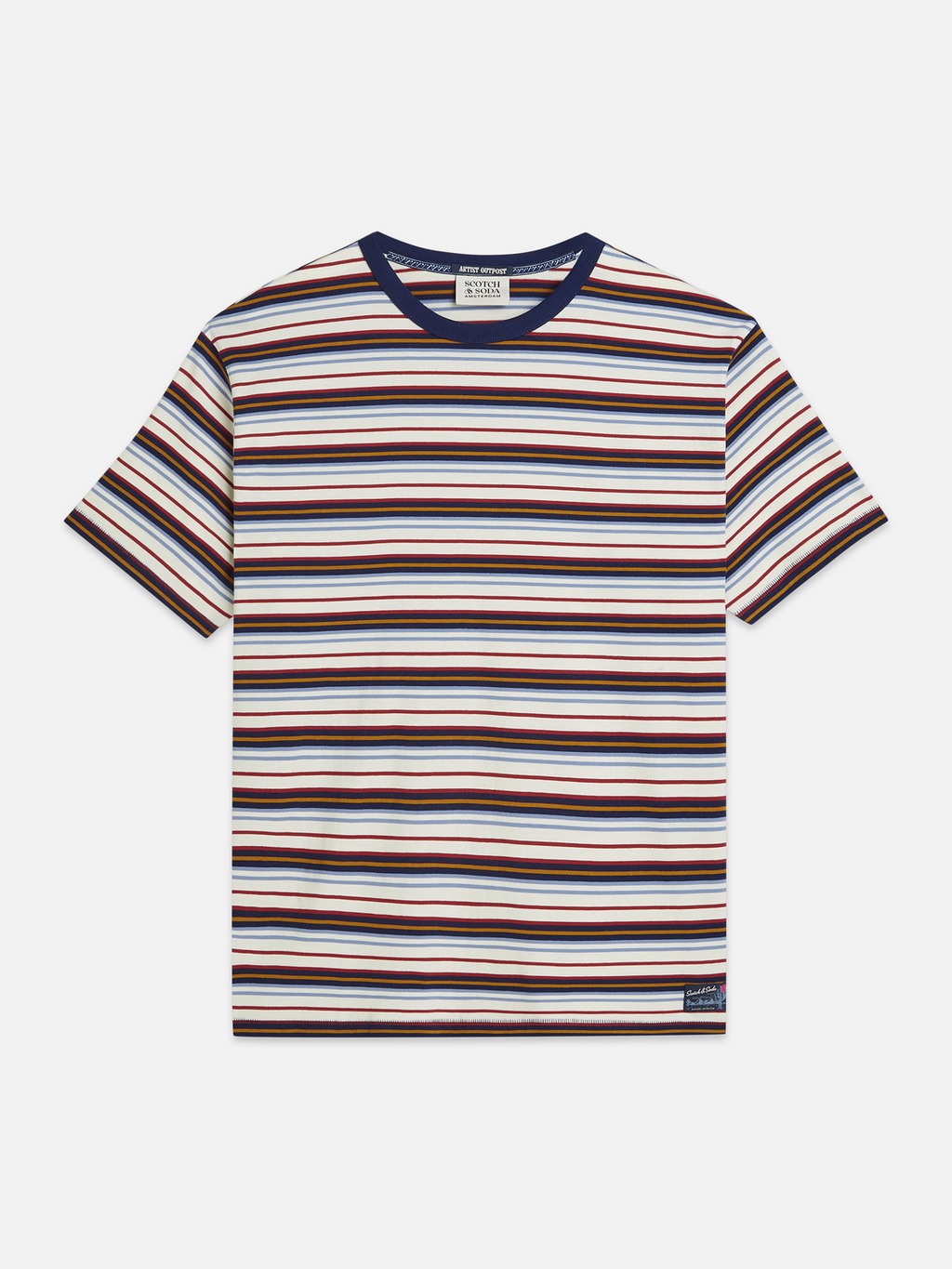 Relaxed-Fit Yarn Dyed T-Shirt