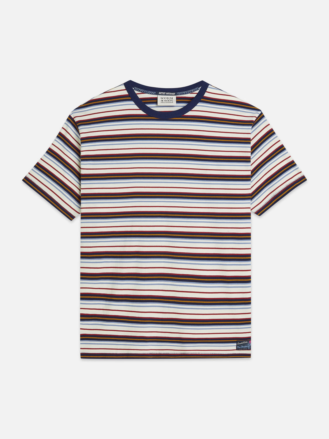 Relaxed-Fit Yarn Dyed T-Shirt