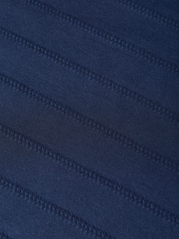 T-shirt jacquard structuré à coupe décontractée