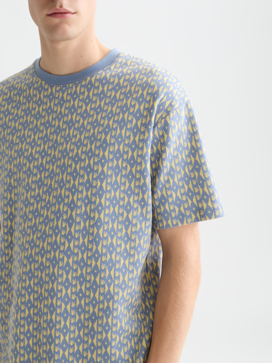 Jacquard Relaxed-Fit T-Shirt