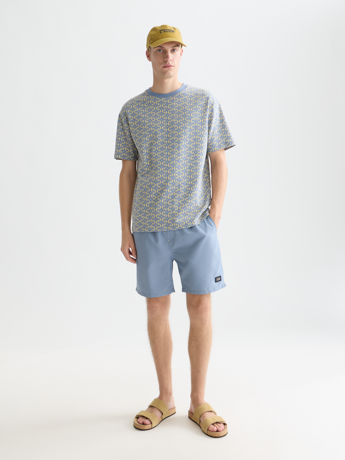 Jacquard Relaxed-Fit T-Shirt