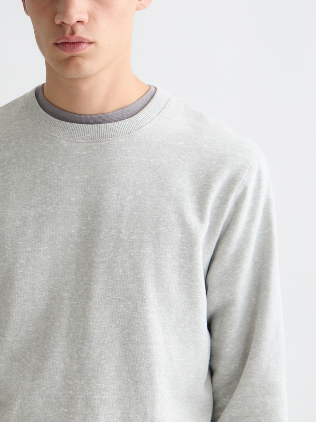 Sweat-shirt coupe classique Melange