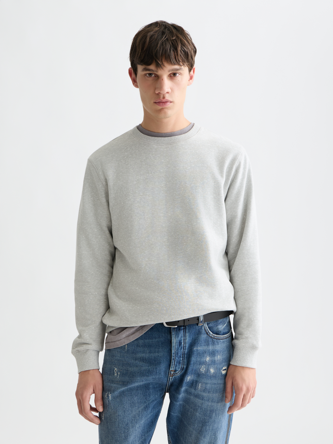 Sweat-shirt coupe classique Melange