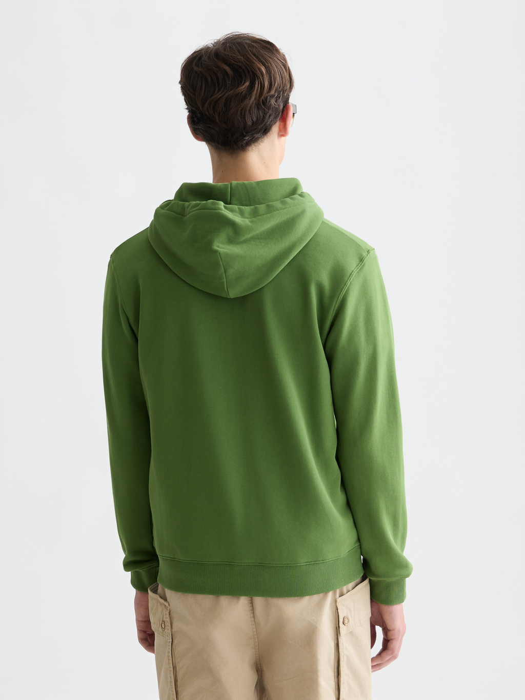 Logo Badge Regular Fit Zip-Up Hoodie
