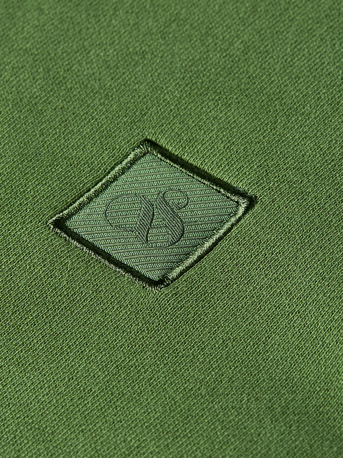 Logo Badge Regular Fit Zip-Up Hoodie