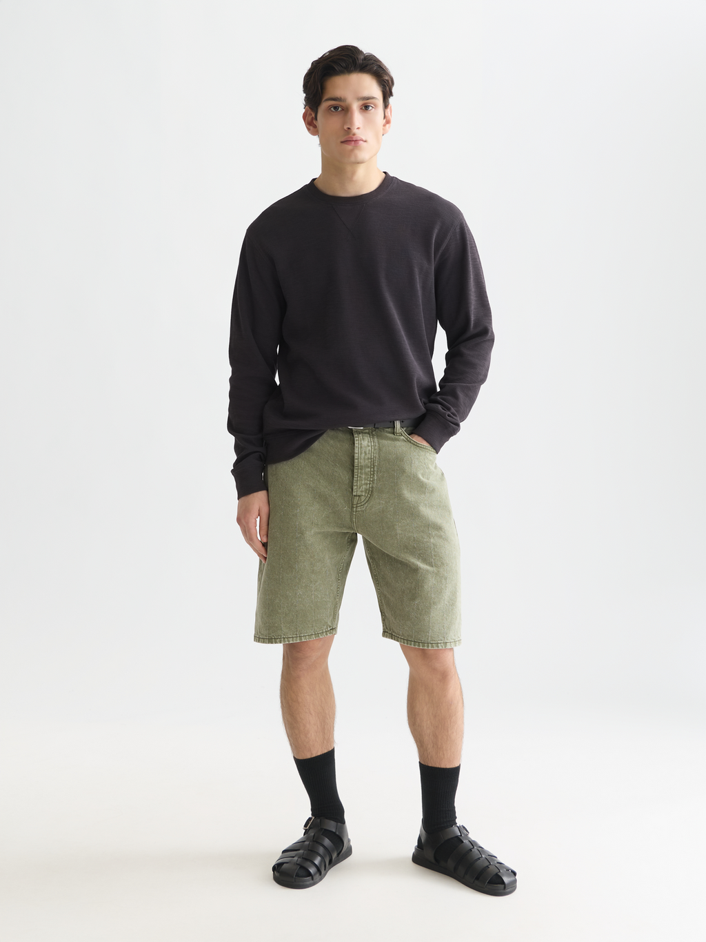 Garmentdyed Regularfit Sweatshirt