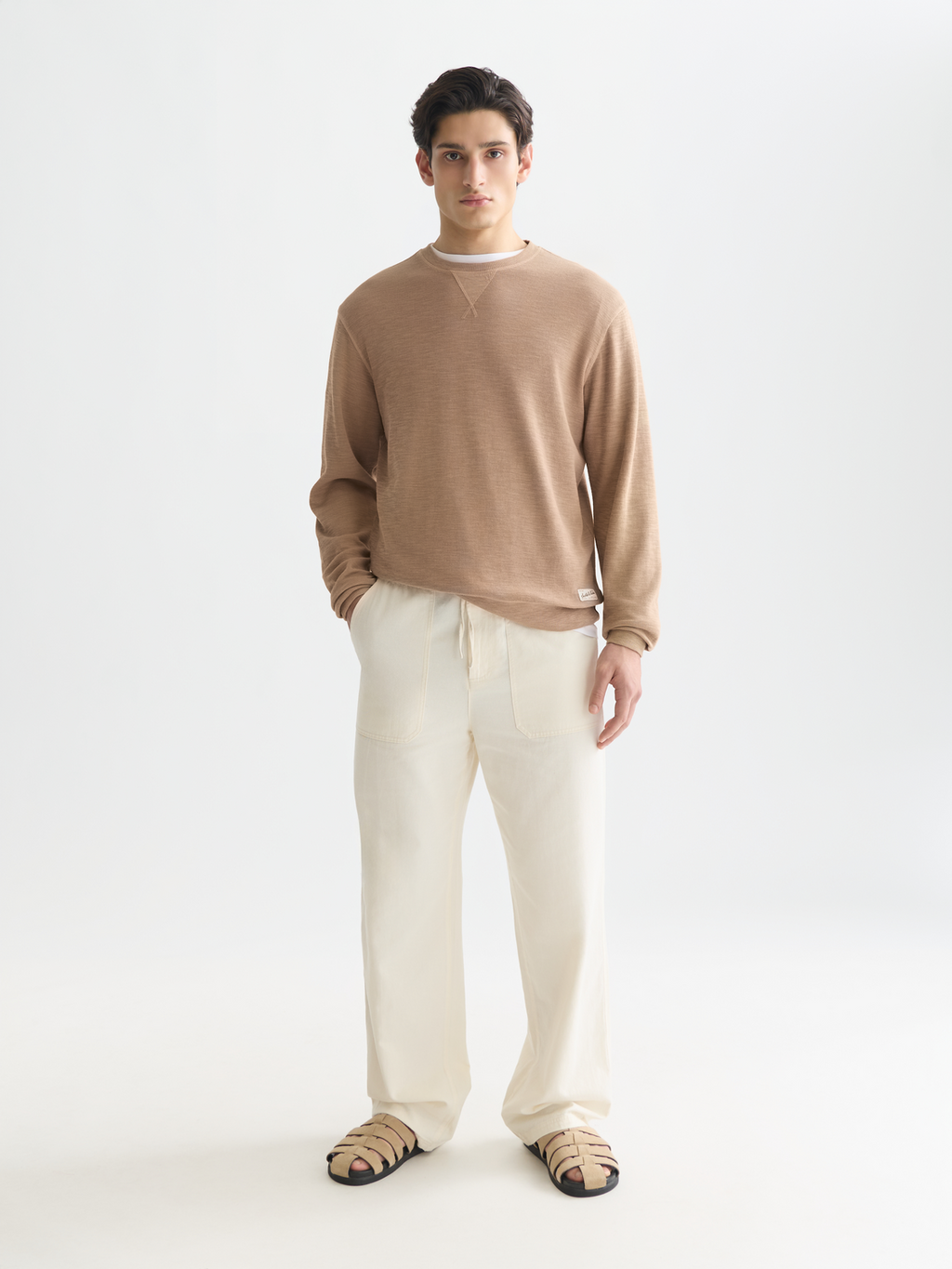 Garment Dyed Regular-Fit Sweatshirt