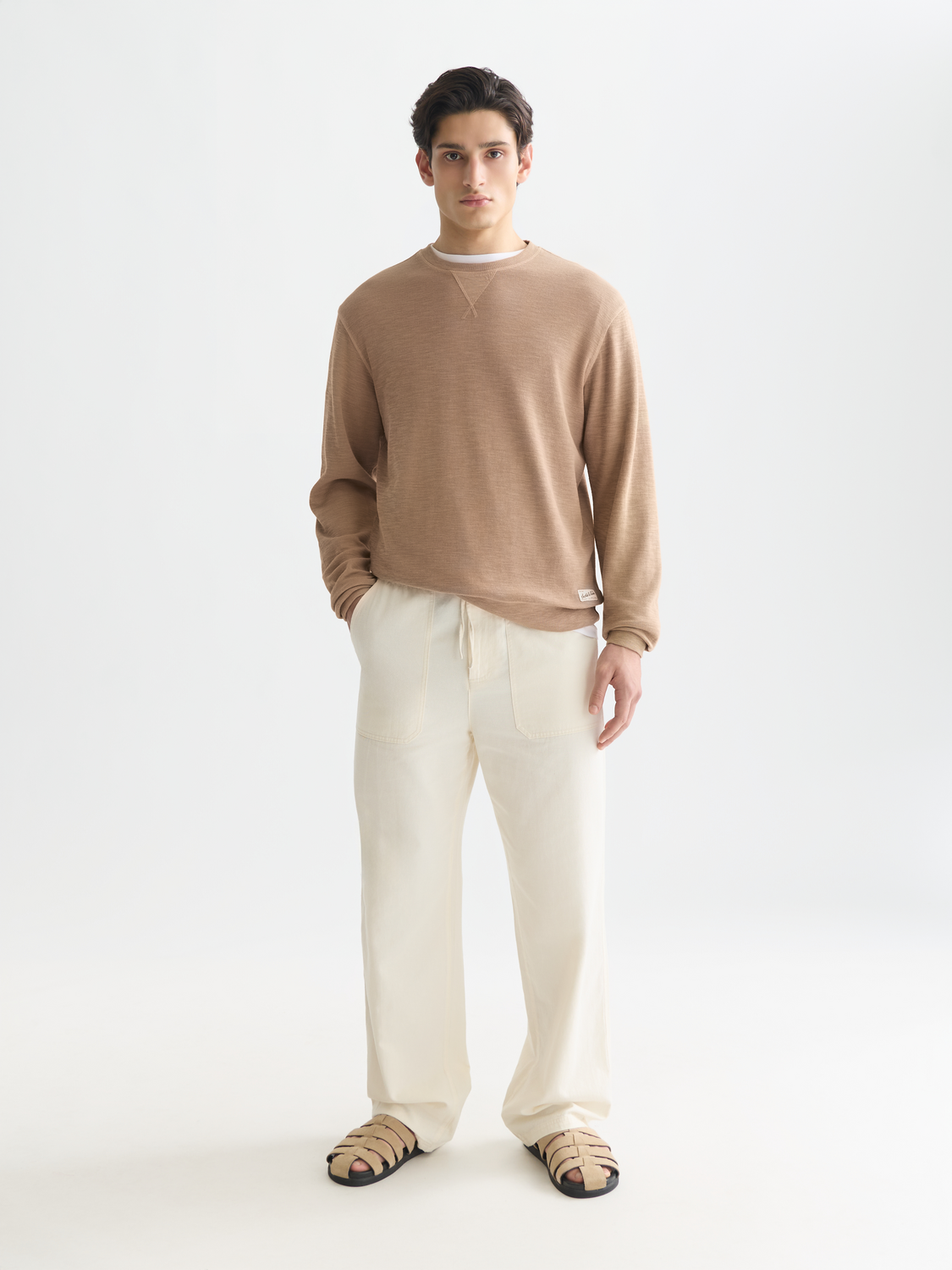 Garment Dyed Regular-Fit Sweatshirt