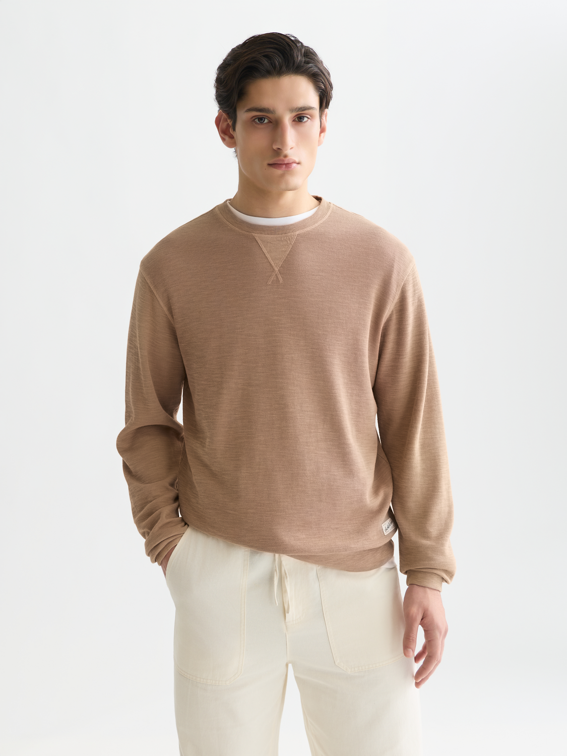 Garment Dyed Regular-Fit Sweatshirt
