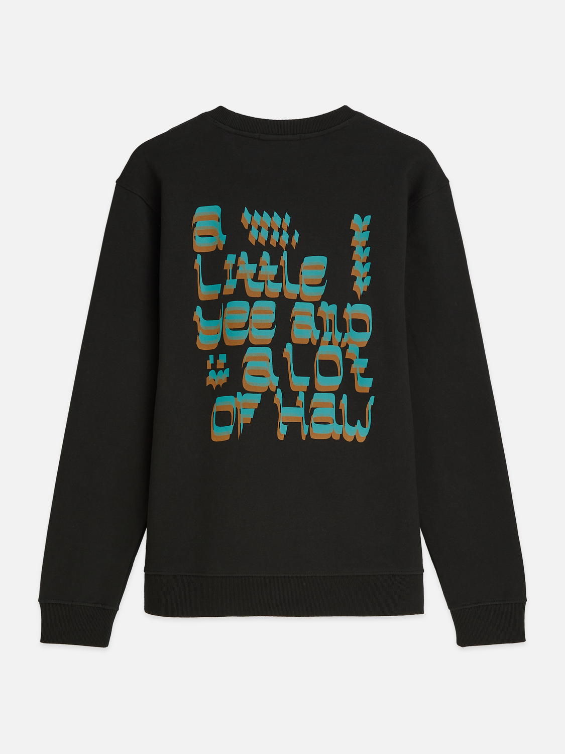 Sweat-shirt coupe classique avec illustrations avant et arrière