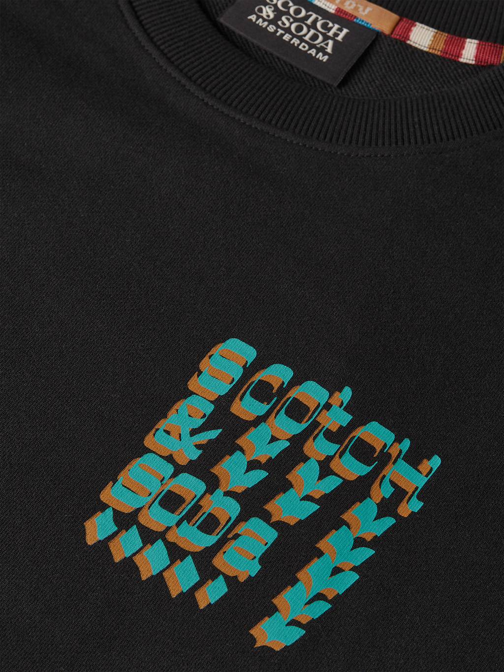 Sweat-shirt coupe classique avec illustrations avant et arrière