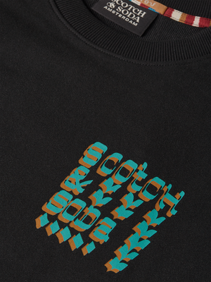 Front And Back Artwork Regular-Fit Sweatshirt