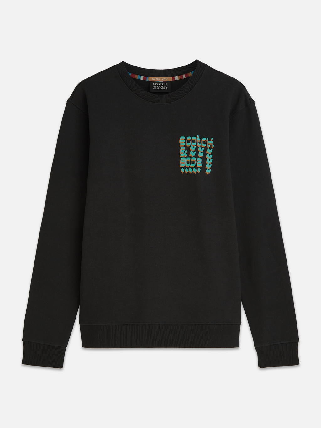 Sweat-shirt coupe classique avec illustrations avant et arrière
