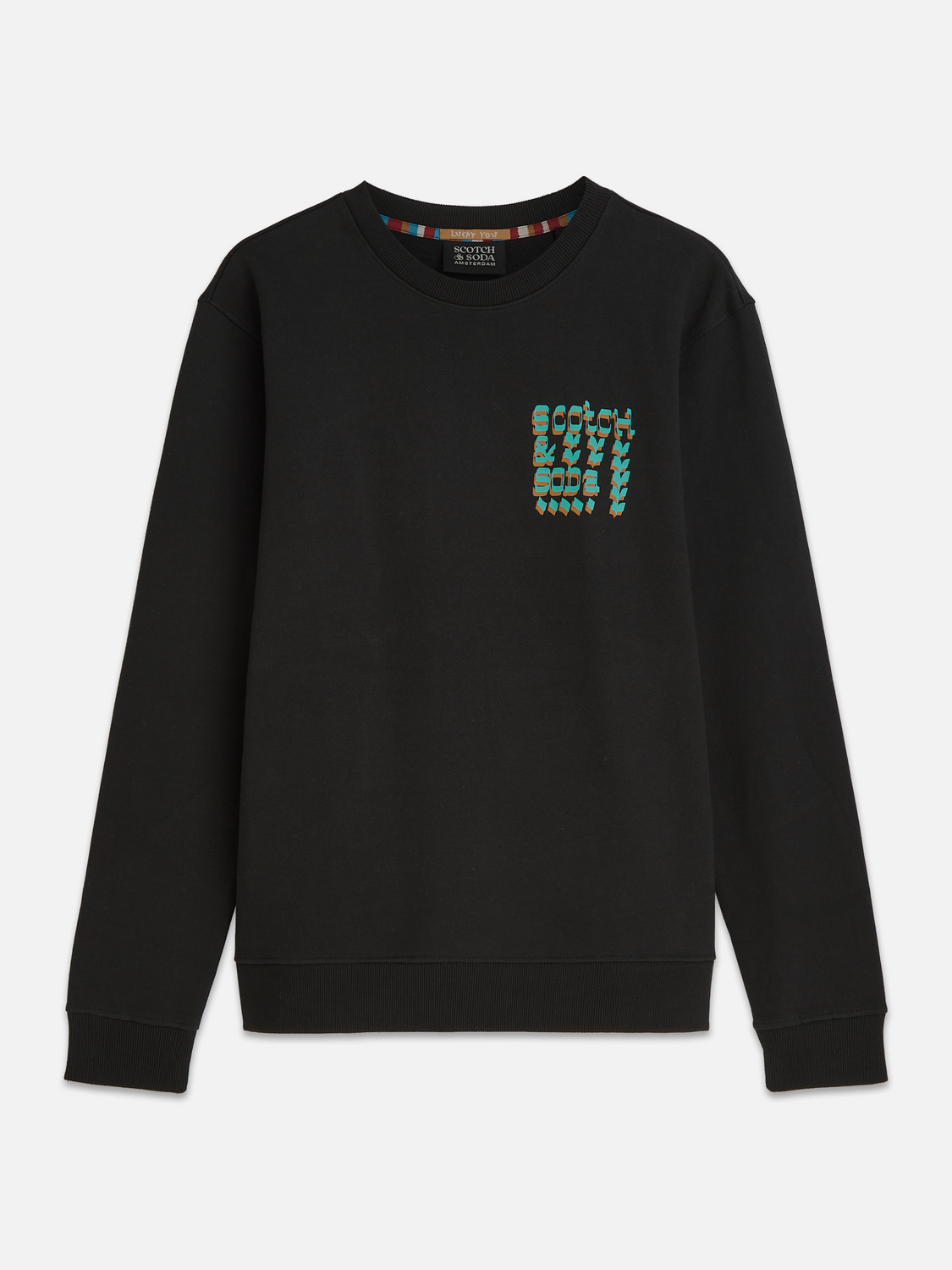 Sweat-shirt coupe classique avec illustrations avant et arrière