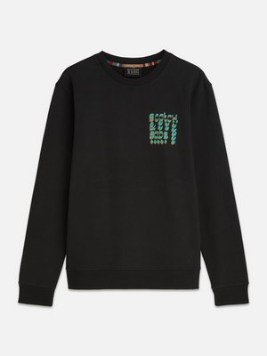 Front And Back Artwork Regular-Fit Sweatshirt