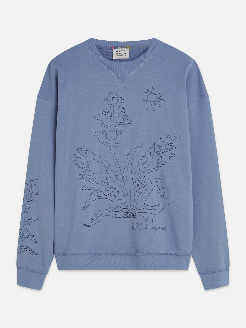 Embroidered Loose-Fit Sweatshirt
