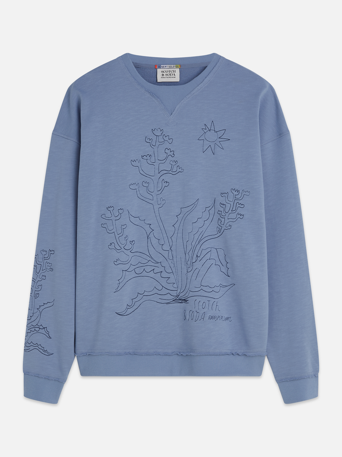 Embroidered Loose-Fit Sweatshirt