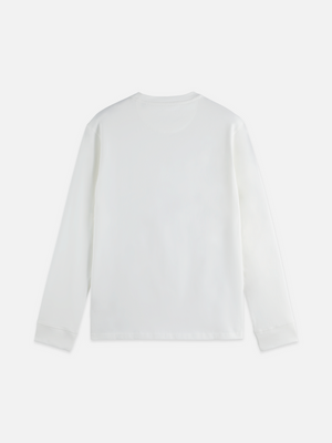Chest Logo Regular-Fit  Long-Sleeved T-Shirt