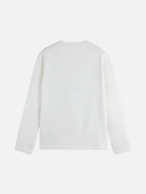 Chest Logo Regular-Fit  Long-Sleeved T-Shirt