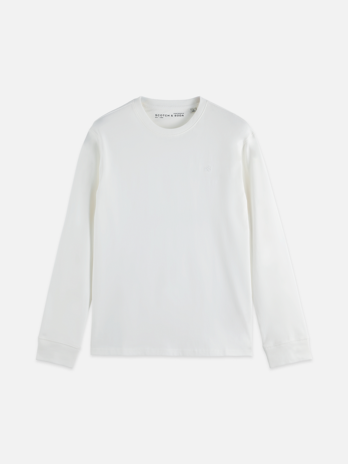 Chest Logo Regular-Fit  Long-Sleeved T-Shirt