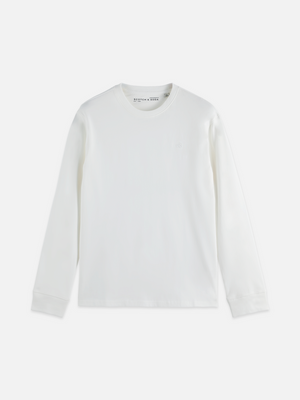 Chest Logo Regular-Fit  Long-Sleeved T-Shirt