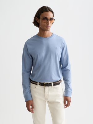Chest Logo Regular-Fit  Long-Sleeved T-Shirt