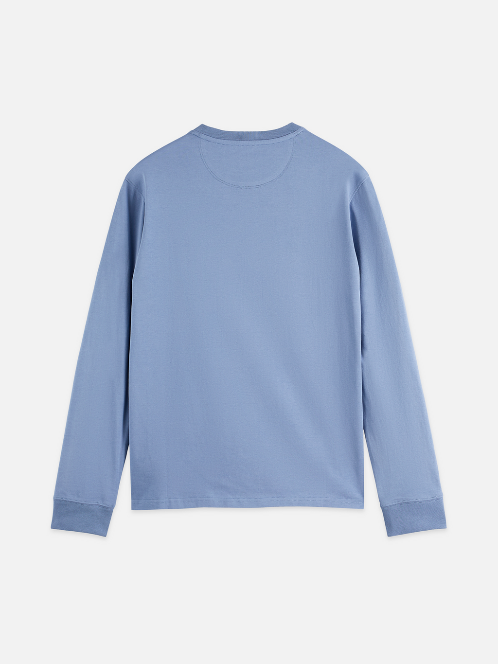 Langärmliges T-Shirt mit Brustlogo im Regular-Fit