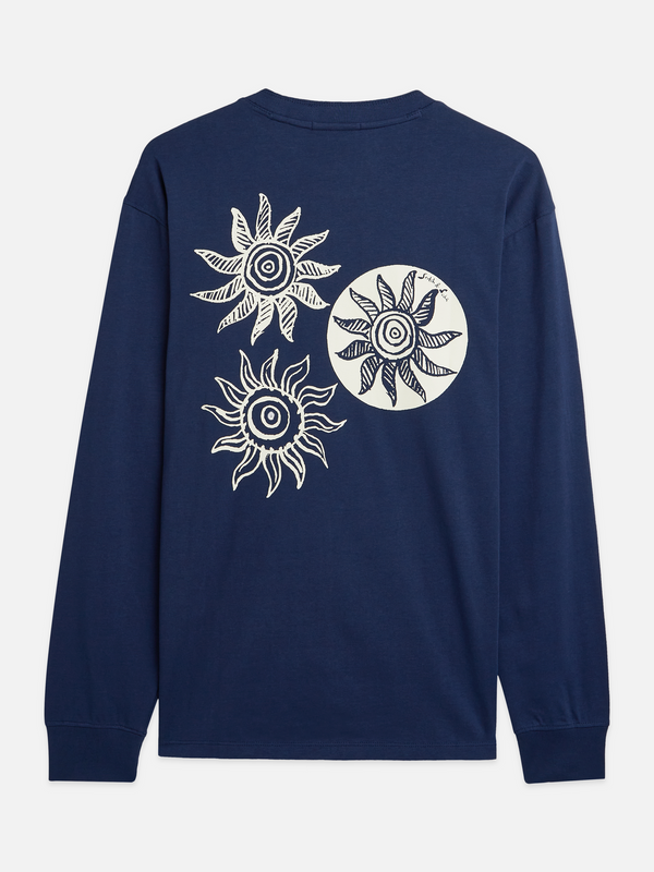 Back Artwork Relaxedfit Longsleeved Tshirt