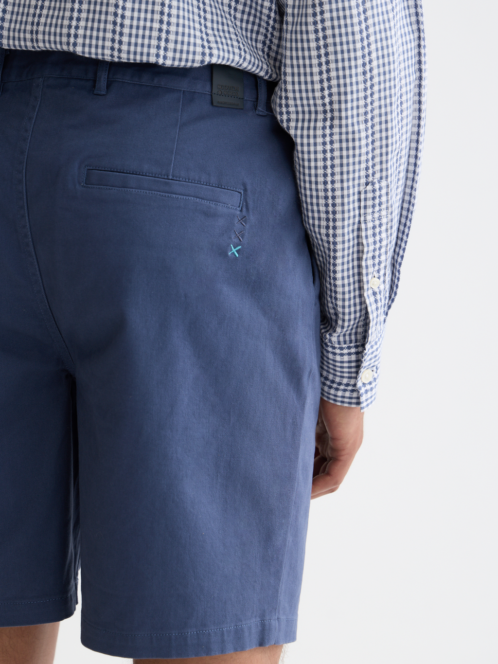 Short regular en sergé de coton Seasonal Core Stuart