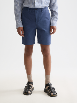 Seasonal Essentials —  Stuart Cotton Twill Regular-Fit Shorts